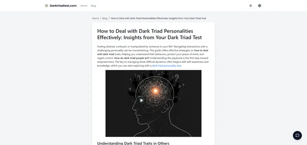How to Deal with Dark Triad Personalities Effectively