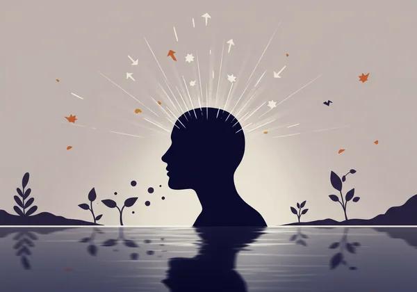 A symbolic image of self-reflection and personal growth