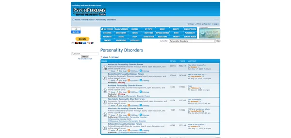 Psych Forums - Narcissistic Personality Disorder